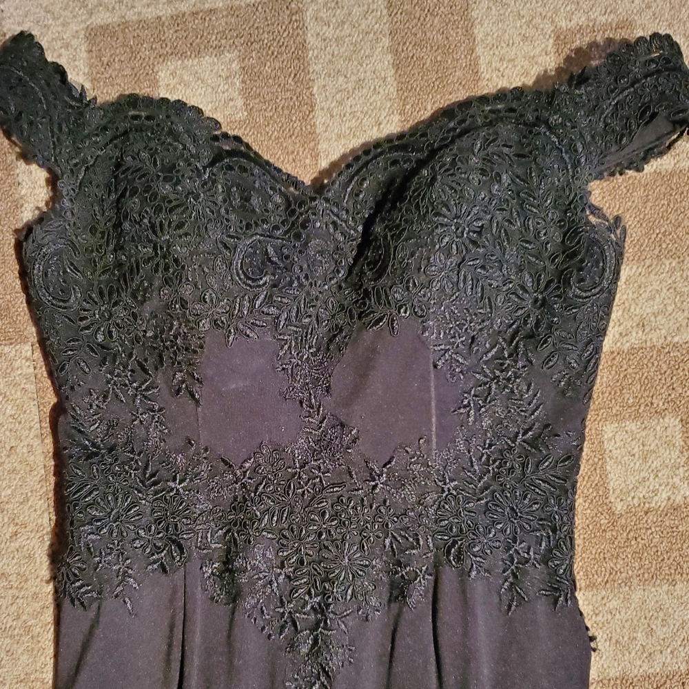 Black formal dress